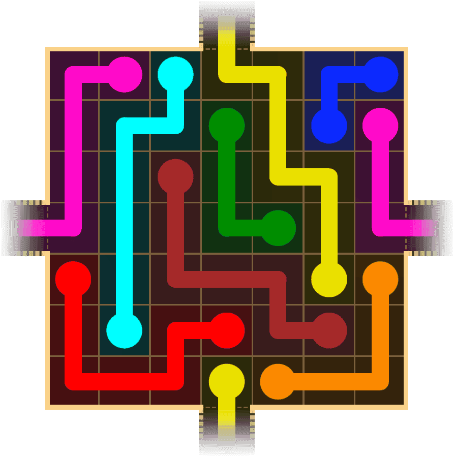 Flow Free Warps 1623 Solution