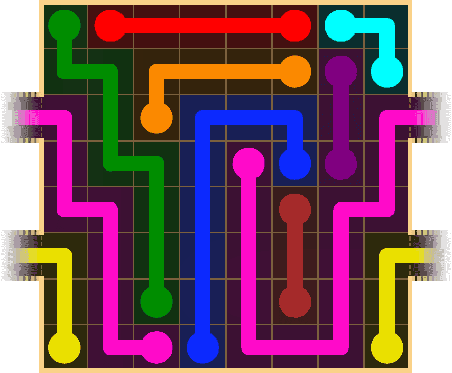 Flow Free Warps 1624 Solution