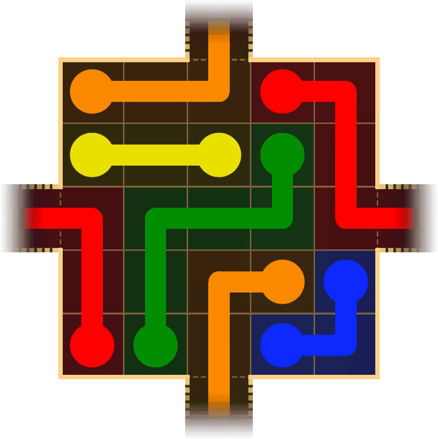 Flow Free Warps 1629 Solution