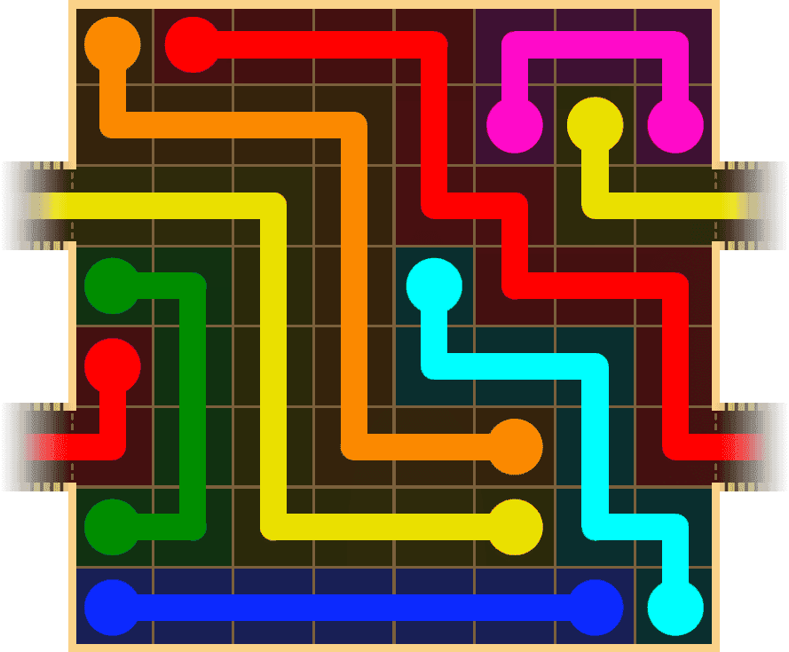 Flow Free Warps 1648 Solution