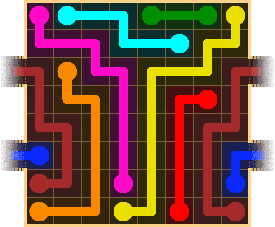 Flow Free Warps 1650 Solution