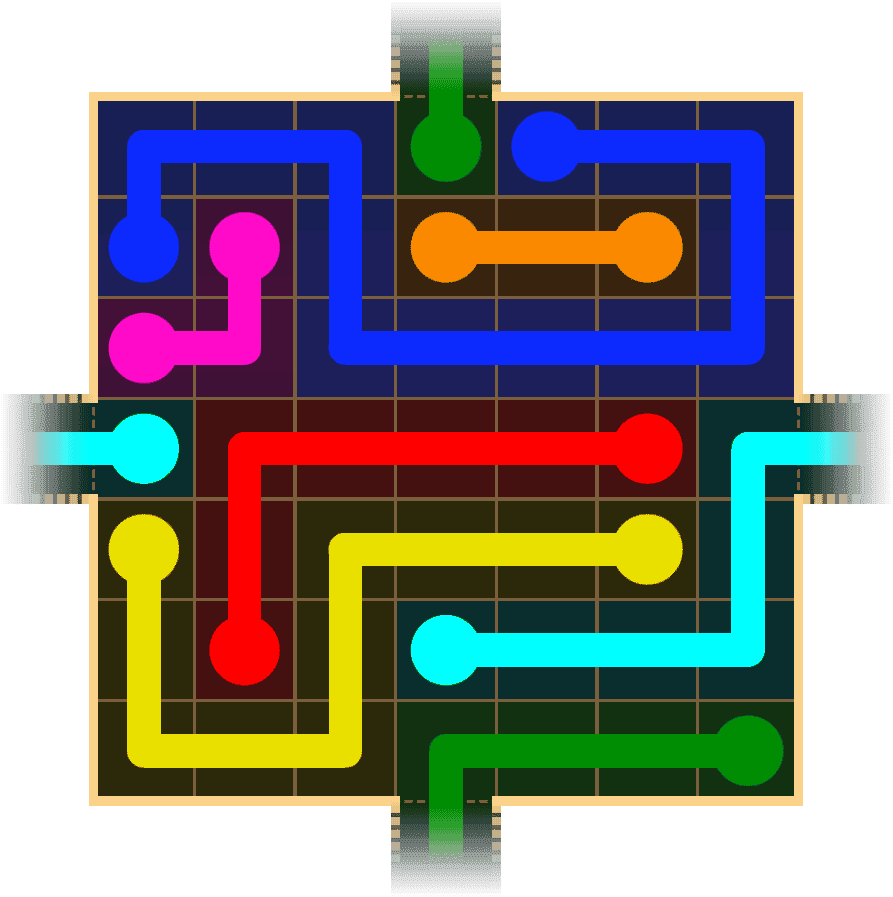 Flow Free Warps 1531 Solution