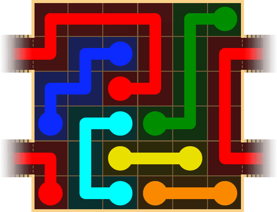 Flow Free Warps 1534 Solution
