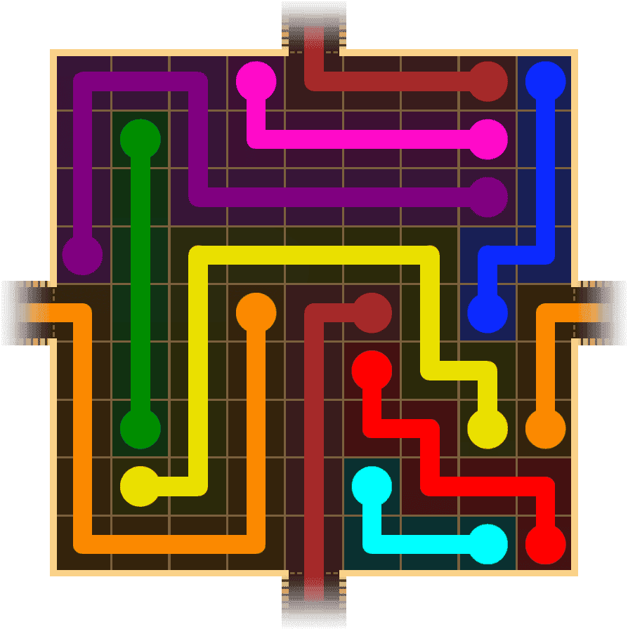Flow Free Warps 1537 Solution