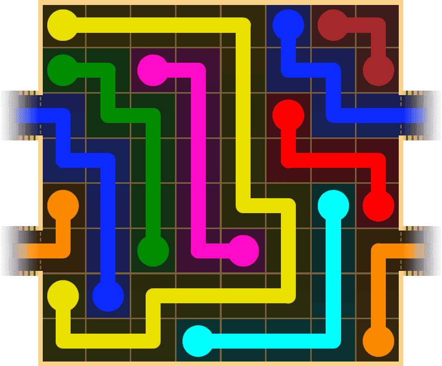 Flow Free Warps 1538 Solution