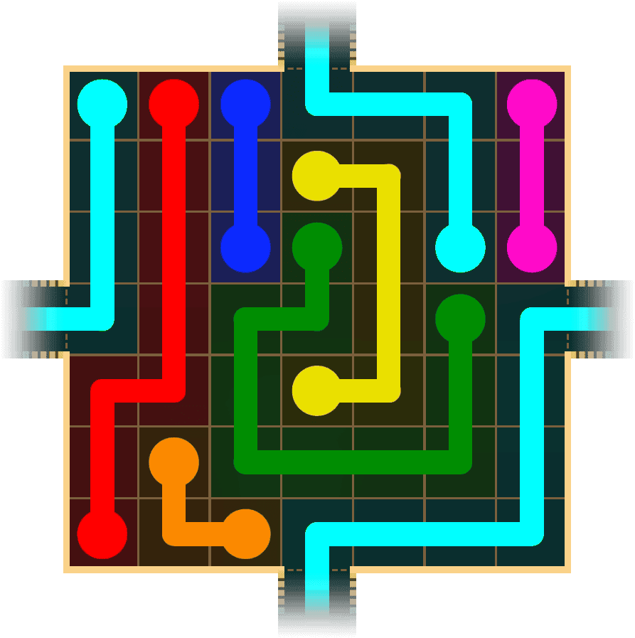 Flow Free Warps 1547 Solution