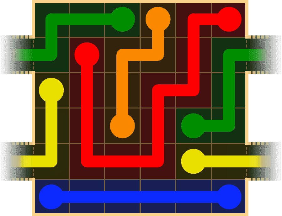 Flow Free Warps 1548 Solution
