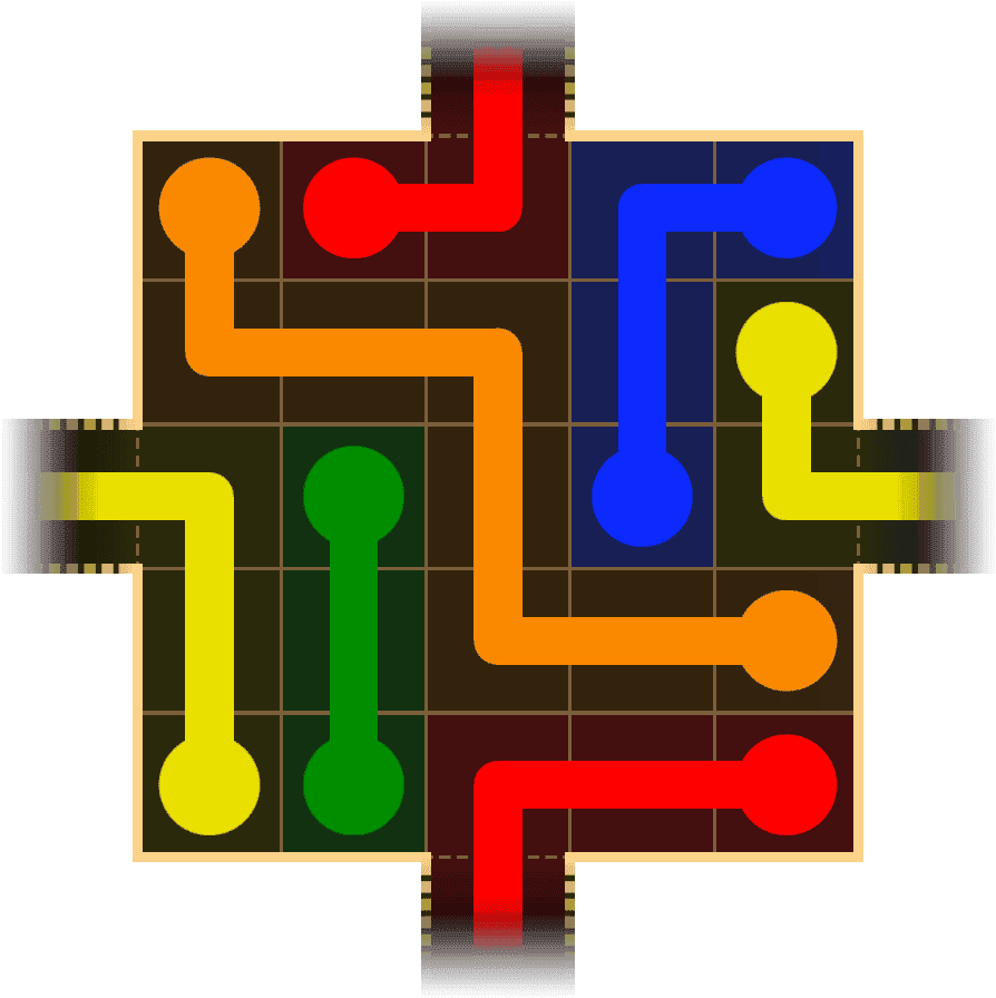 Flow Free Warps 1549 Solution