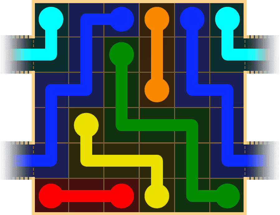 Flow Free Warps 1550 Solution