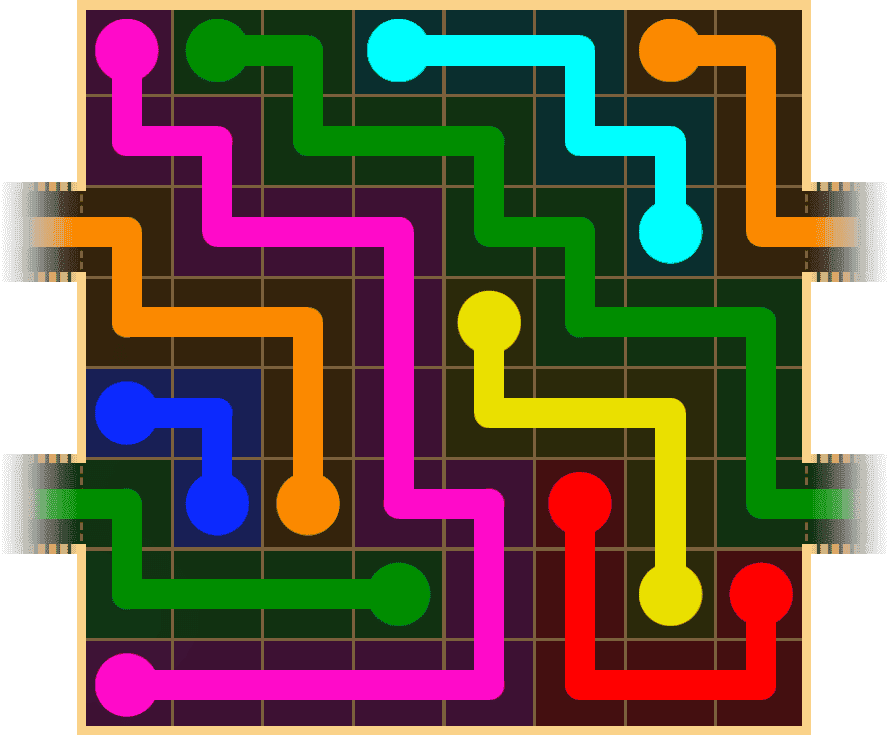 Flow Free Warps 1554 Solution