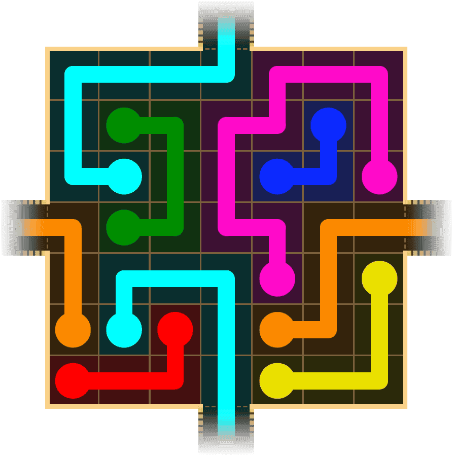 Flow Free Warps 1555 Solution