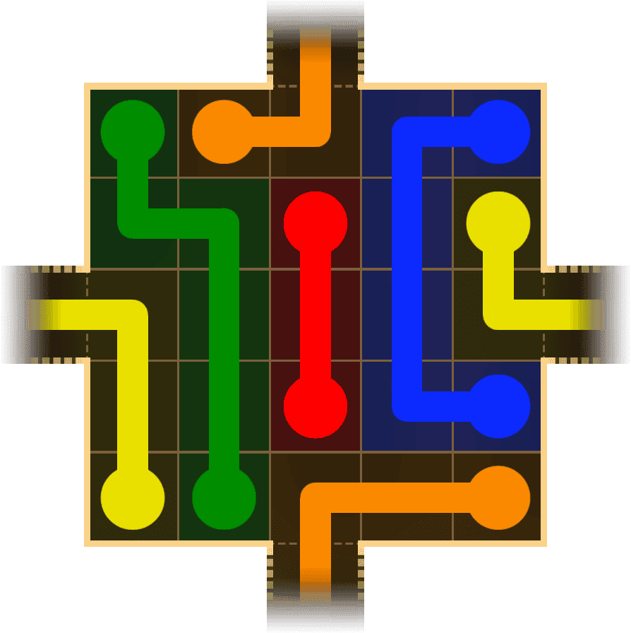 Flow Free Warps 1557 Solution