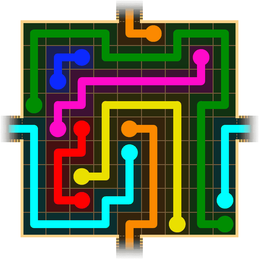 Flow Free Warps 1561 Solution