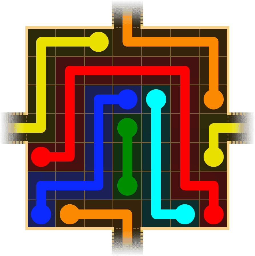 Flow Free Warps 1563 Solution