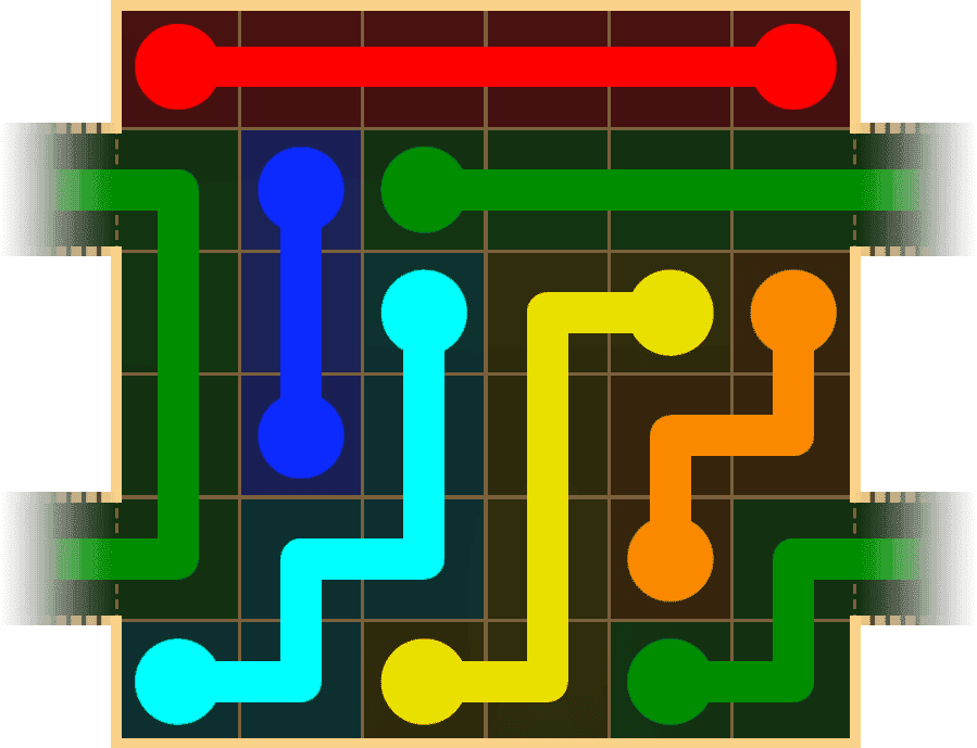 Flow Free Warps 1564 Solution