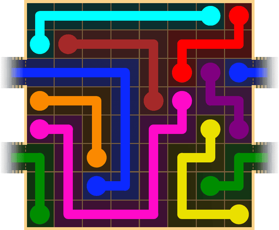 Flow Free Warps 1570 Solution