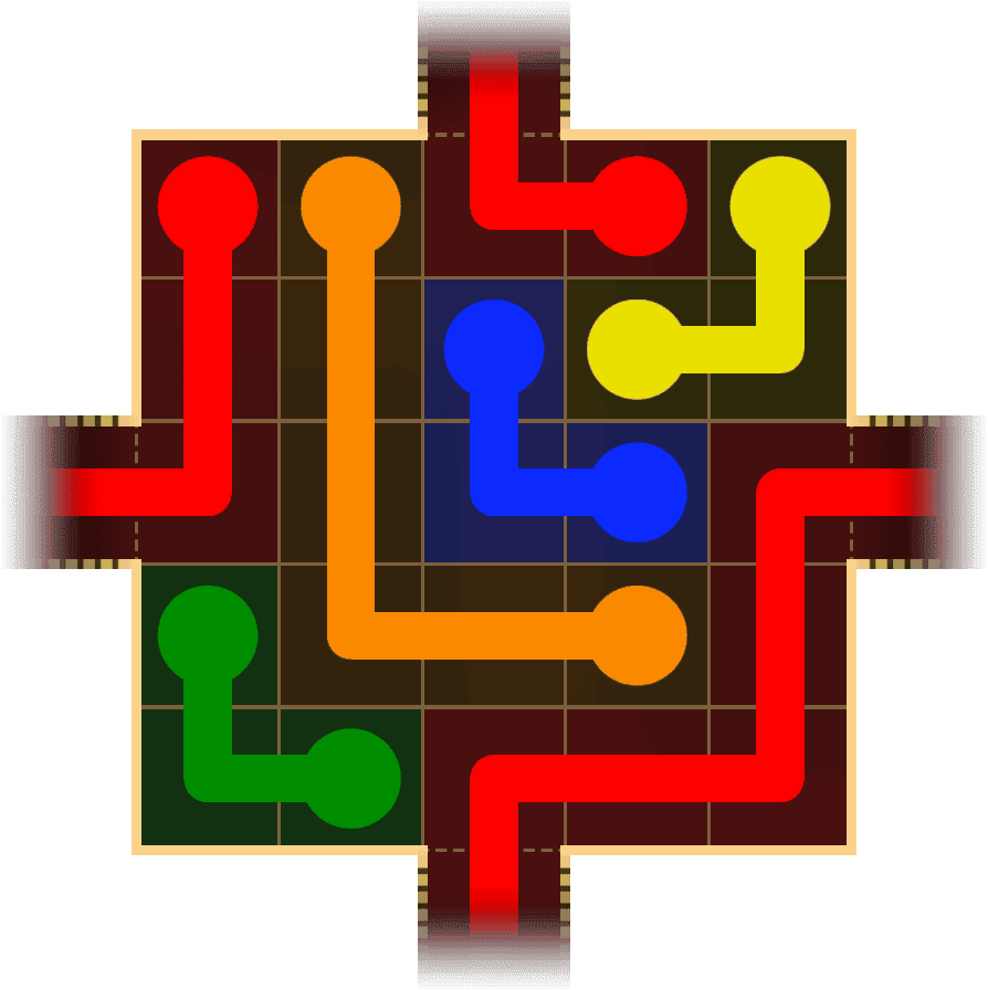 Flow Free Warps 1573 Solution
