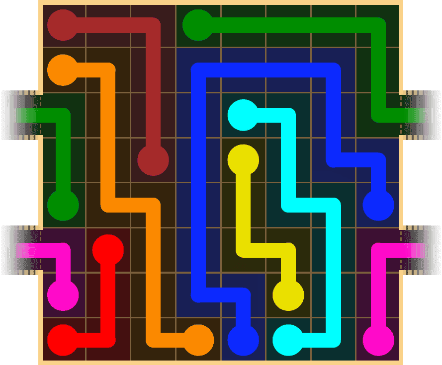 Flow Free Warps 1578 Solution