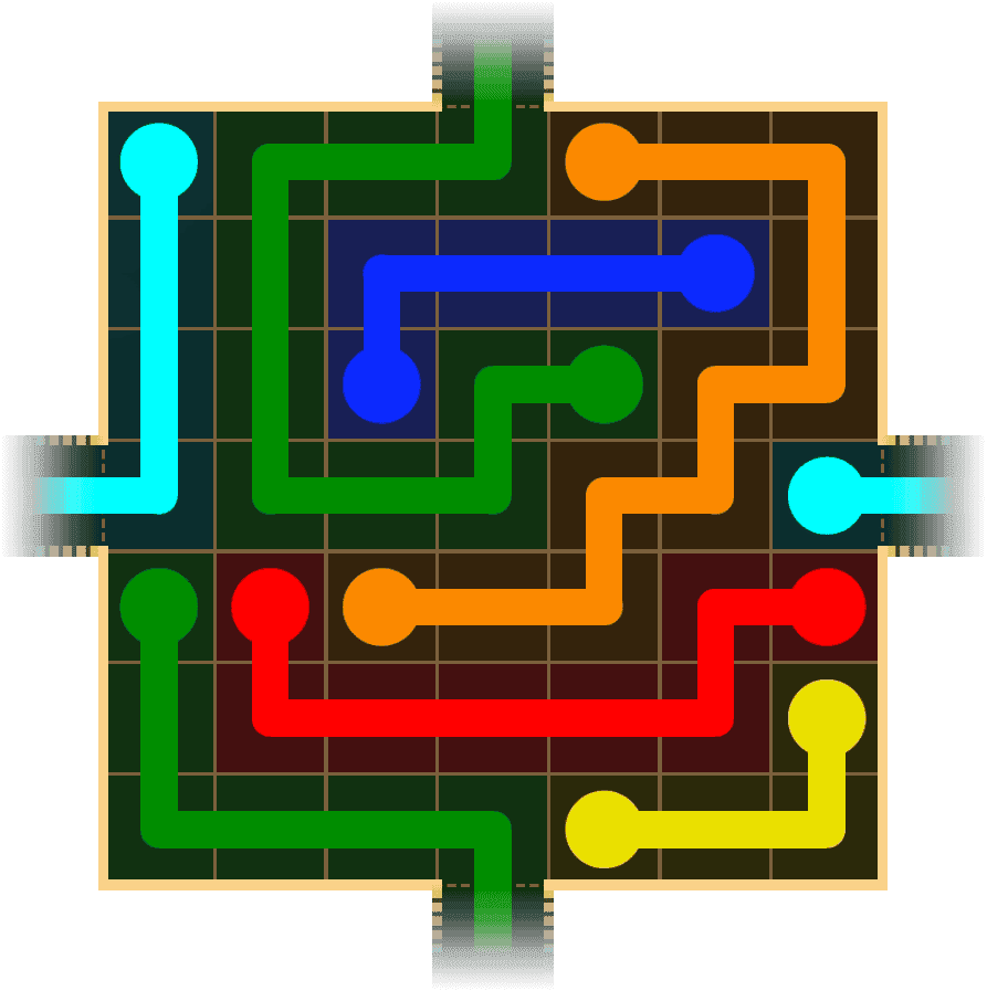 Flow Free Warps 1579 Solution
