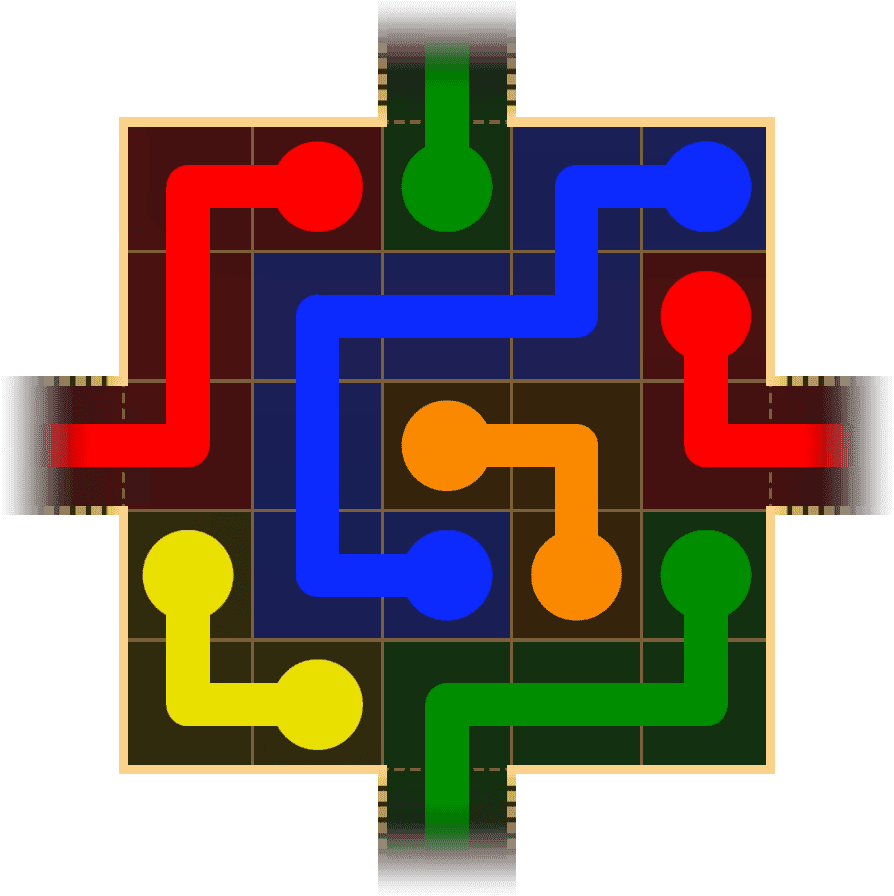 Flow Free Warps 1581 Solution