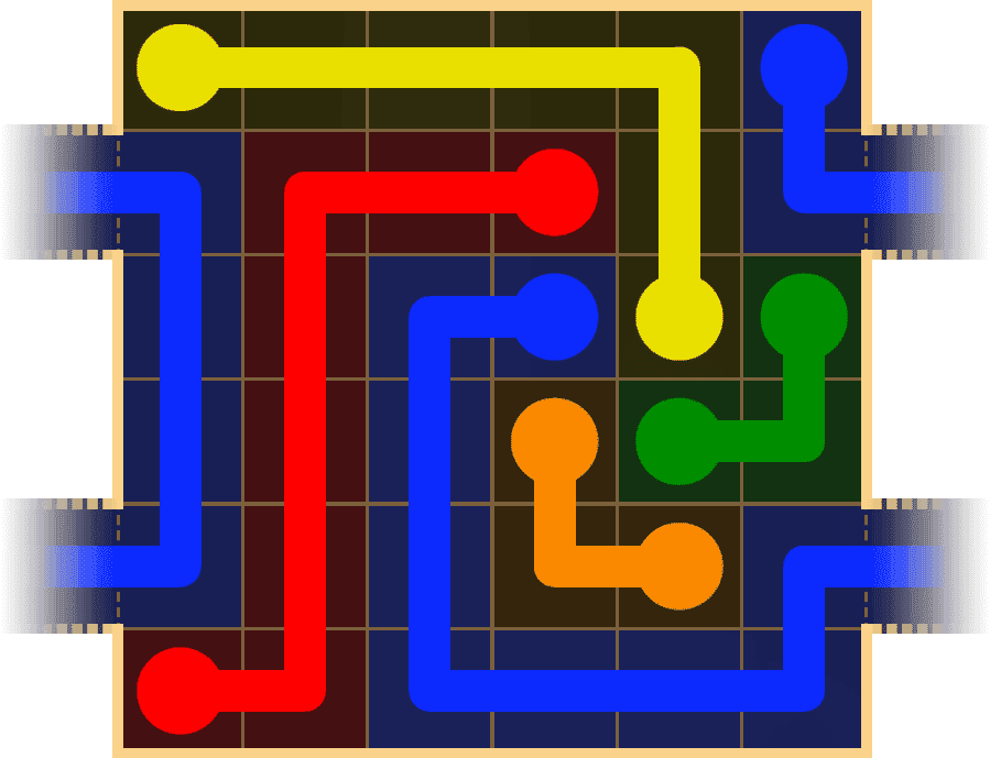 Flow Free Warps 1590 Solution