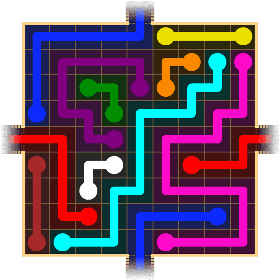 Flow Free Warps 1601 Solution