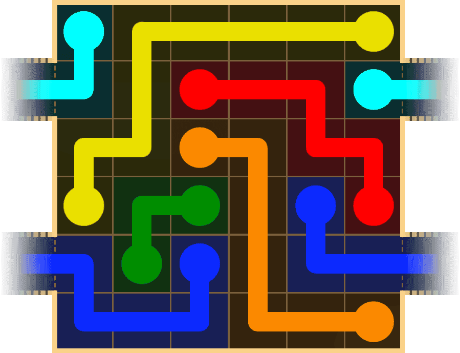 Flow Free Warps 1604 Solution