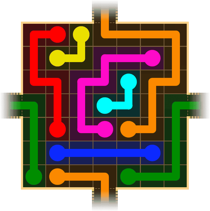 Flow Free Warps 1611 Solution