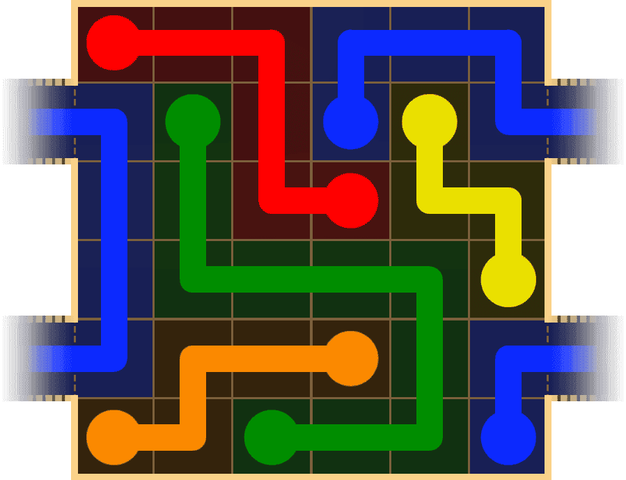 Flow Free Warps 1612 Solution