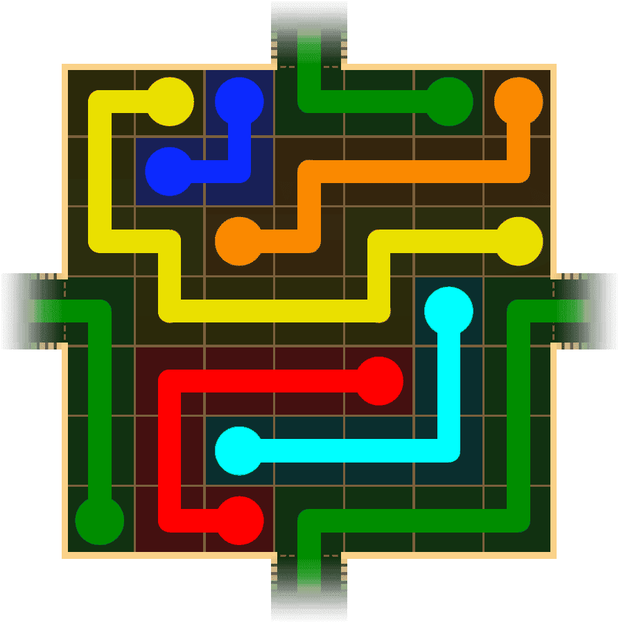 Flow Free Warps 1615 Solution