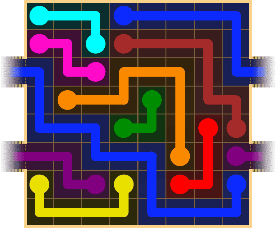 Flow Free Warps 1618 Solution