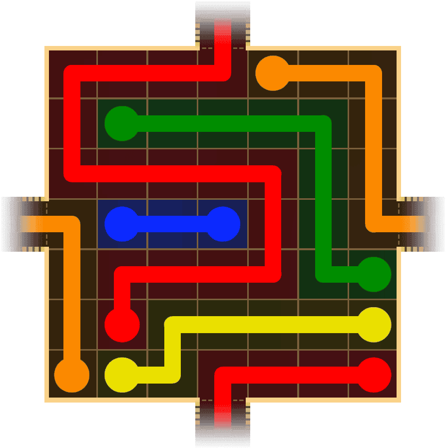 Flow Free Warps 1619 Solution