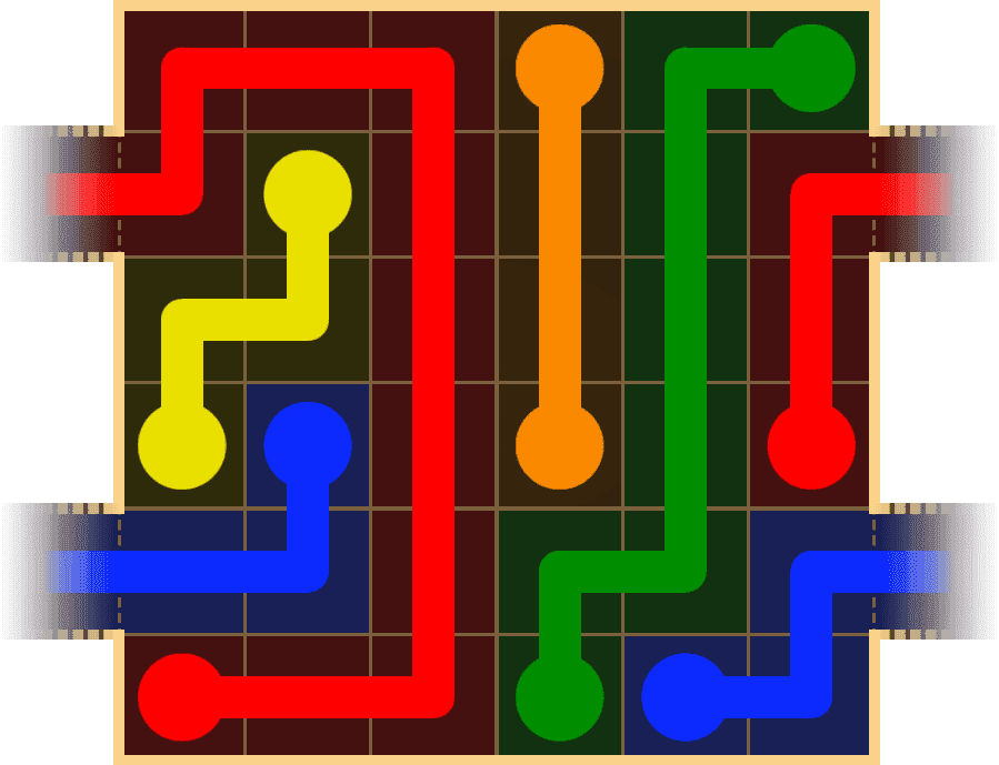 Flow Free Warps 1620 Solution