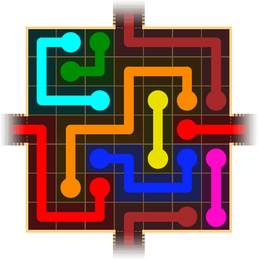 Flow Free Warps 1591 Solution