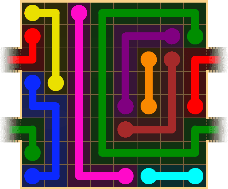 Flow Free Warps 1592 Solution