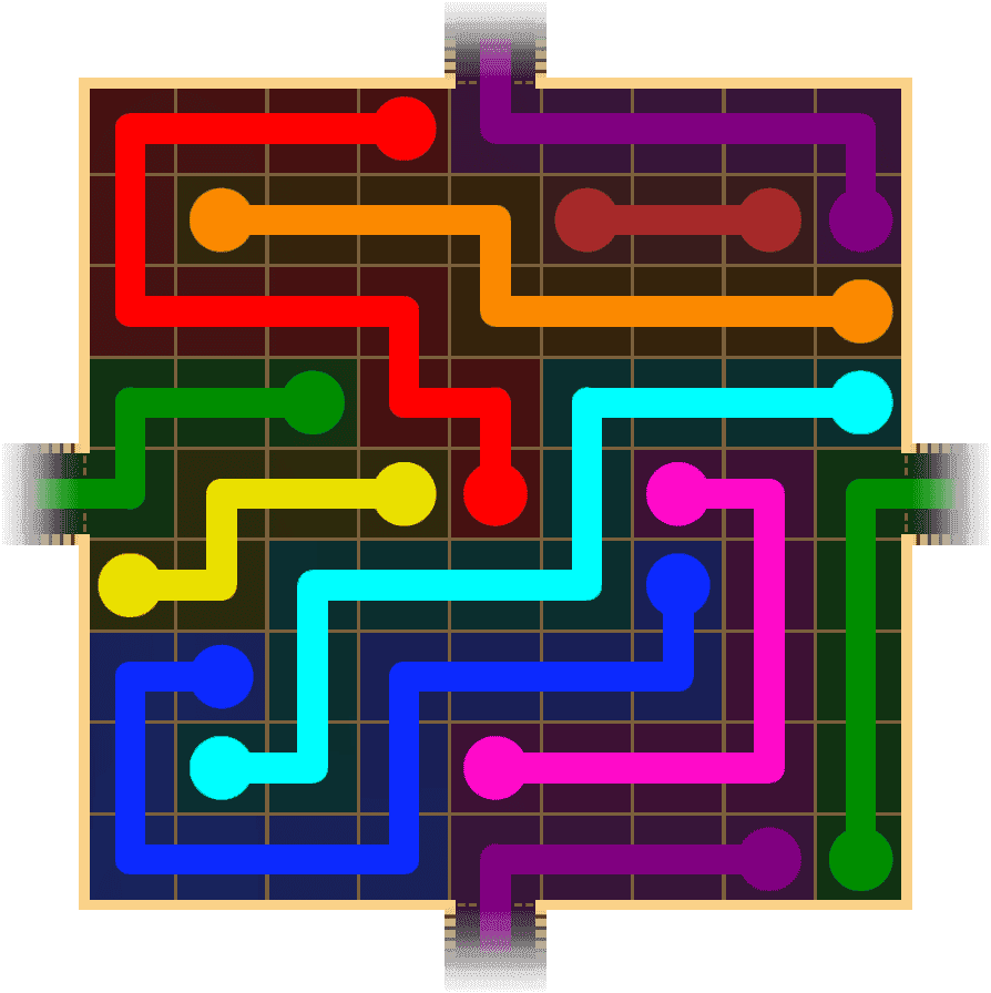 Flow Free Warps 1593 Solution