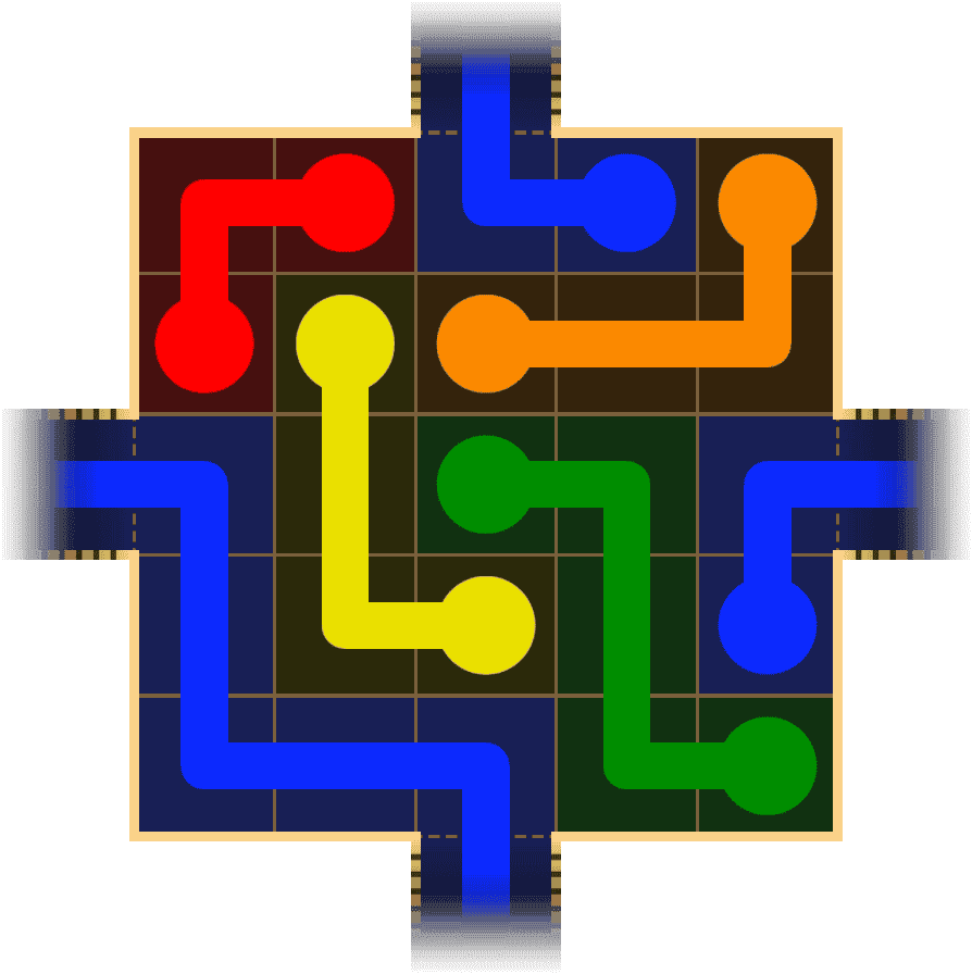 Flow Free Warps 1597 Solution