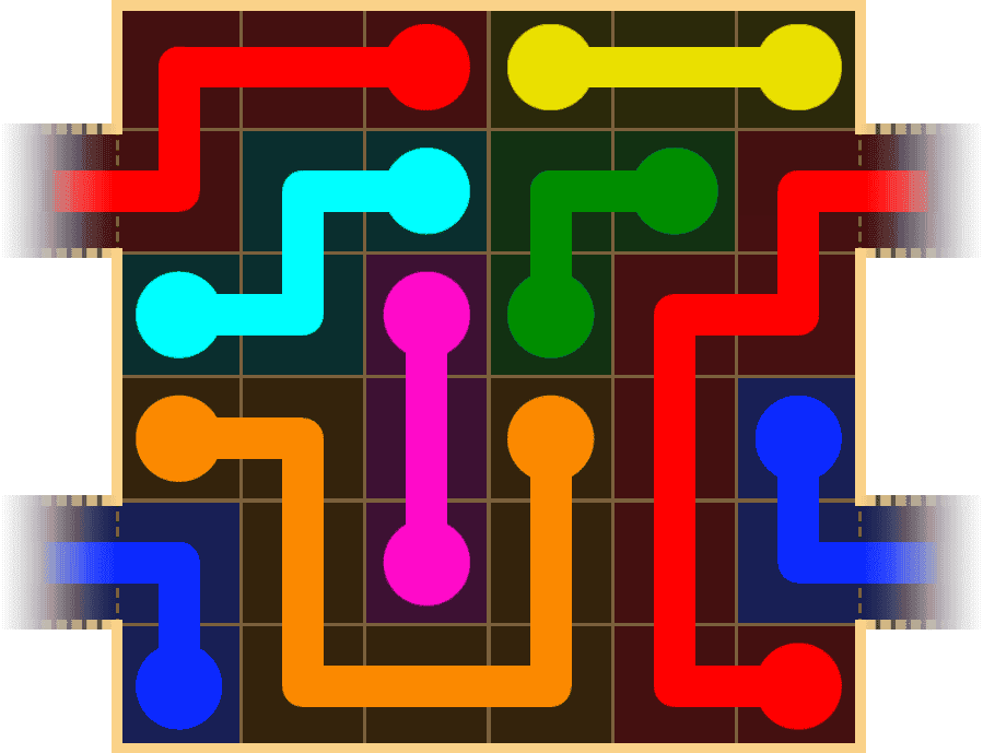 Flow Free Warps 1598 Solution
