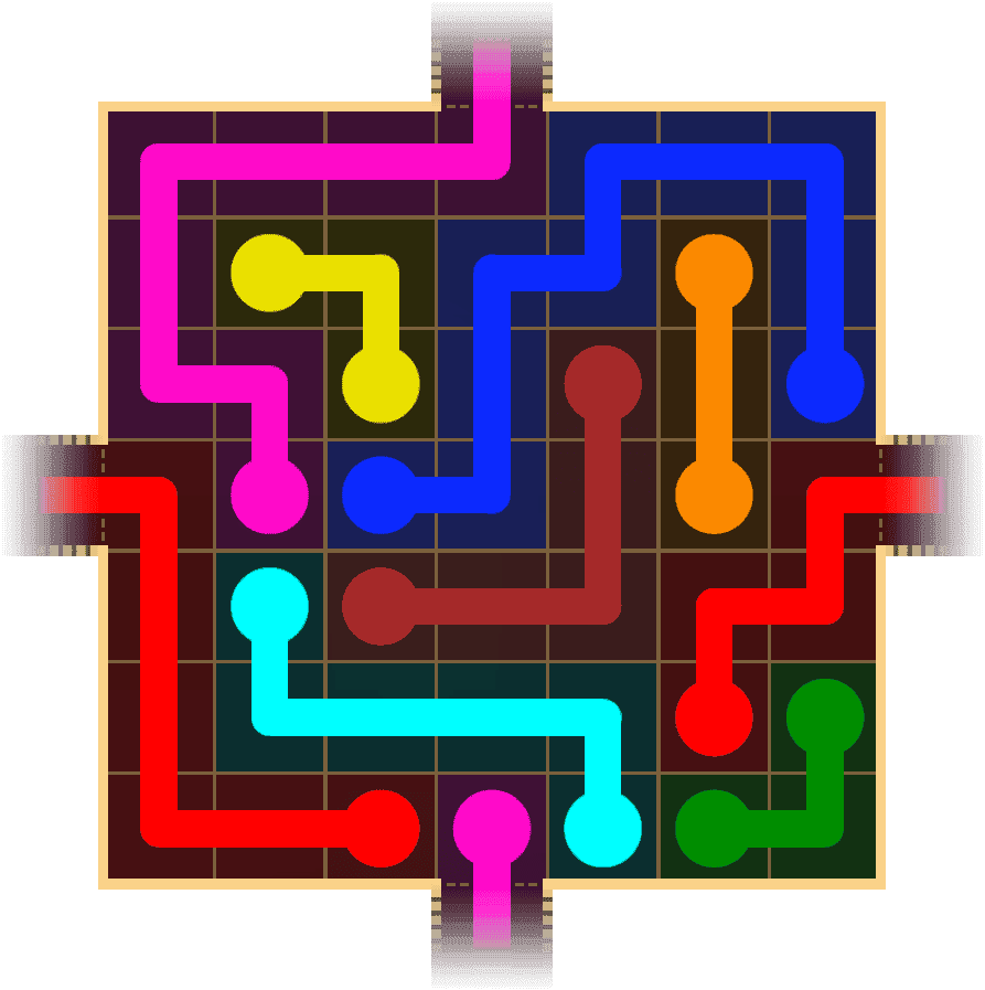 Flow Free Warps 1599 Solution