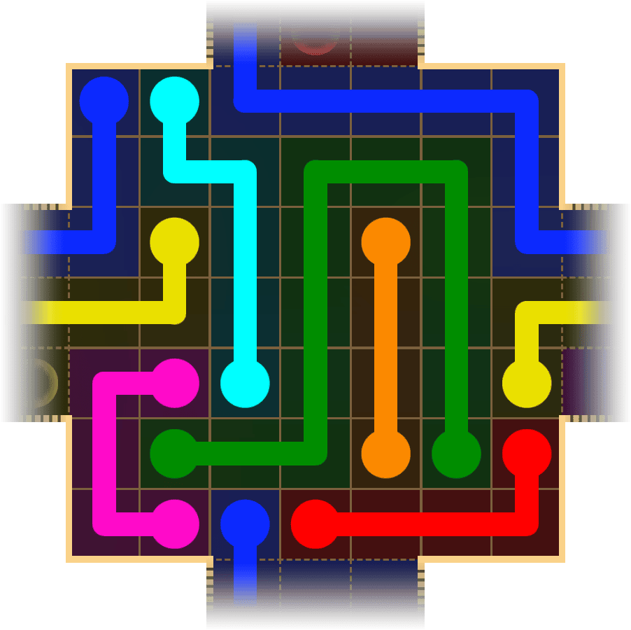 Flow Free Warps 1661 Solution