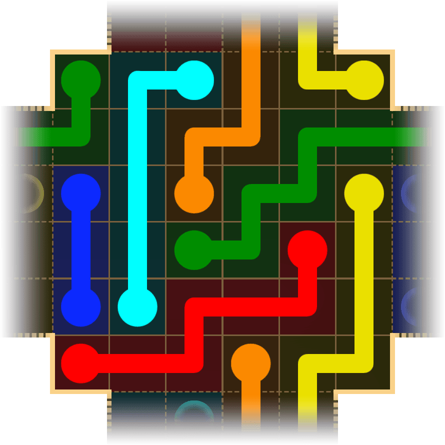 Flow Free Warps 1666 Solution