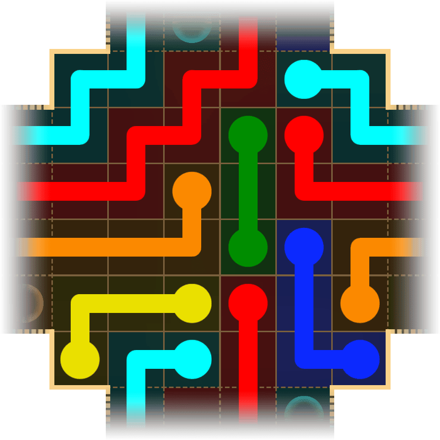 Flow Free Warps 1652 Solution