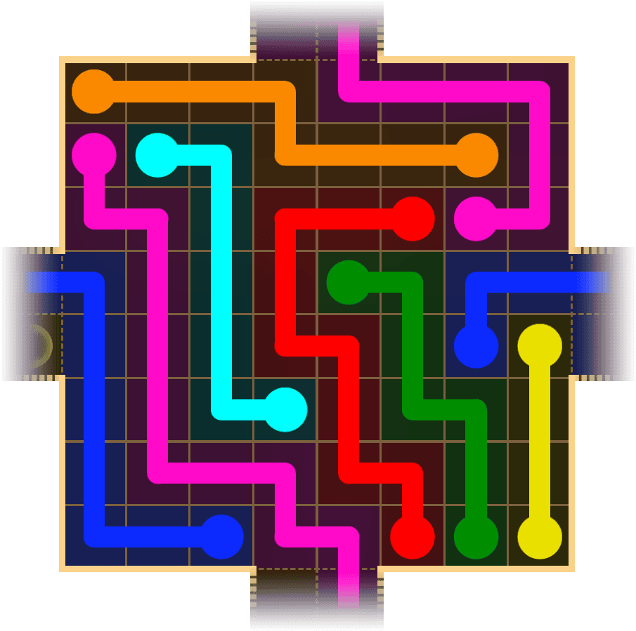Flow Free Warps 1654 Solution