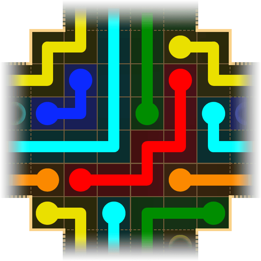Flow Free Warps 1658 Solution