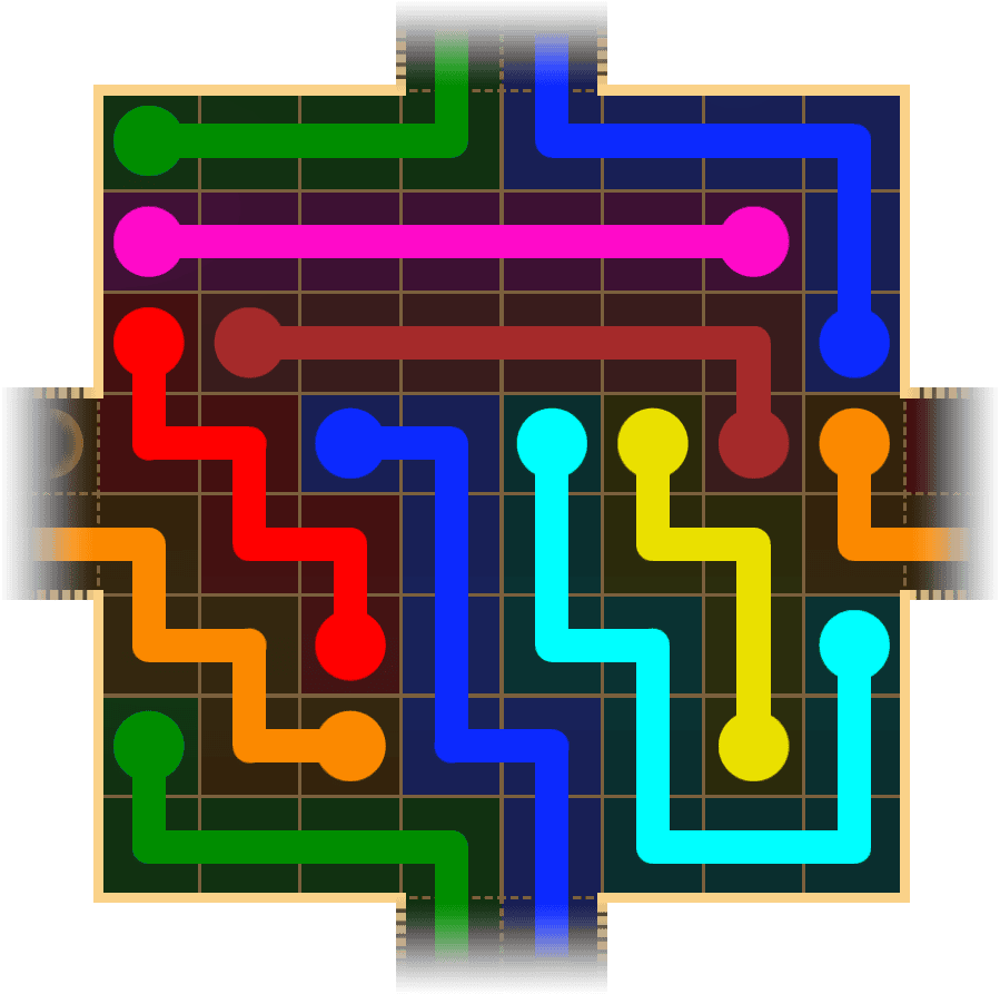 Flow Free Warps 1774 Solution