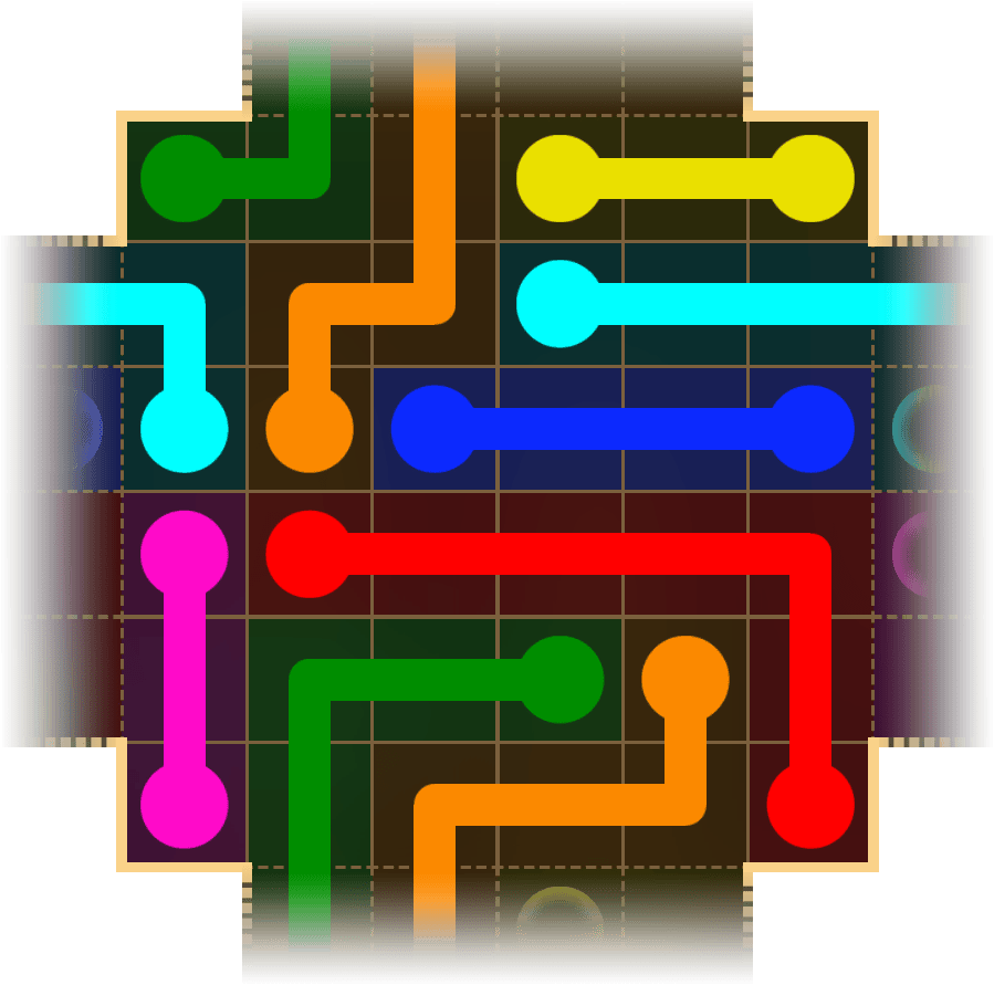 Flow Free Warps 1780 Solution