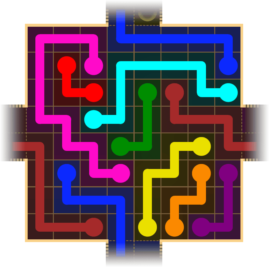 Flow Free Warps 1784 Solution