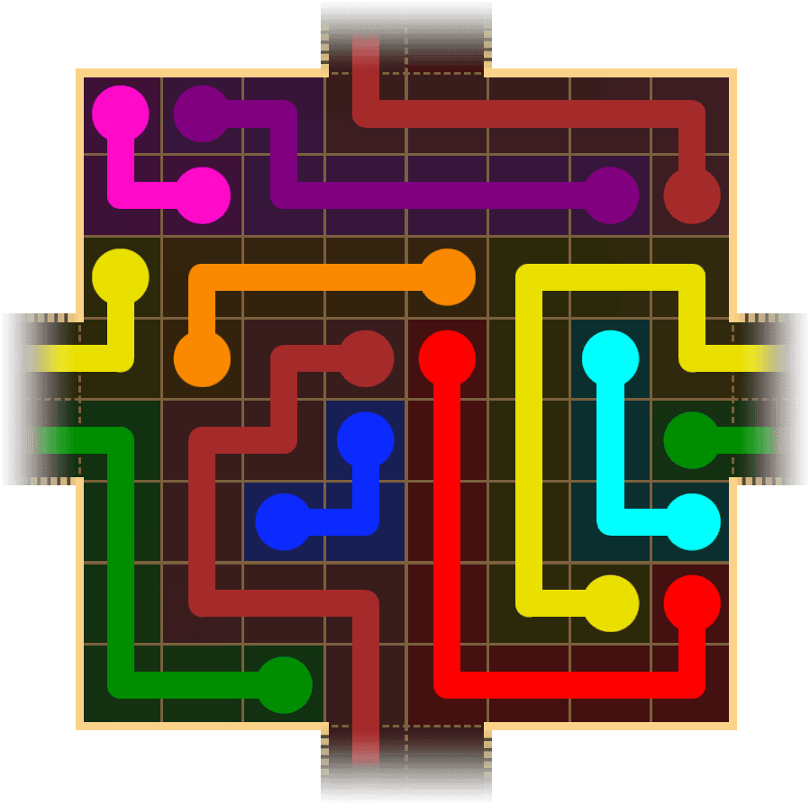Flow Free Warps 1798 Solution