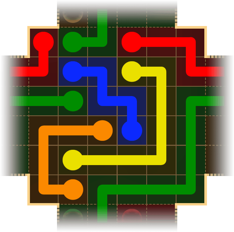 Flow Free Warps 1684 Solution