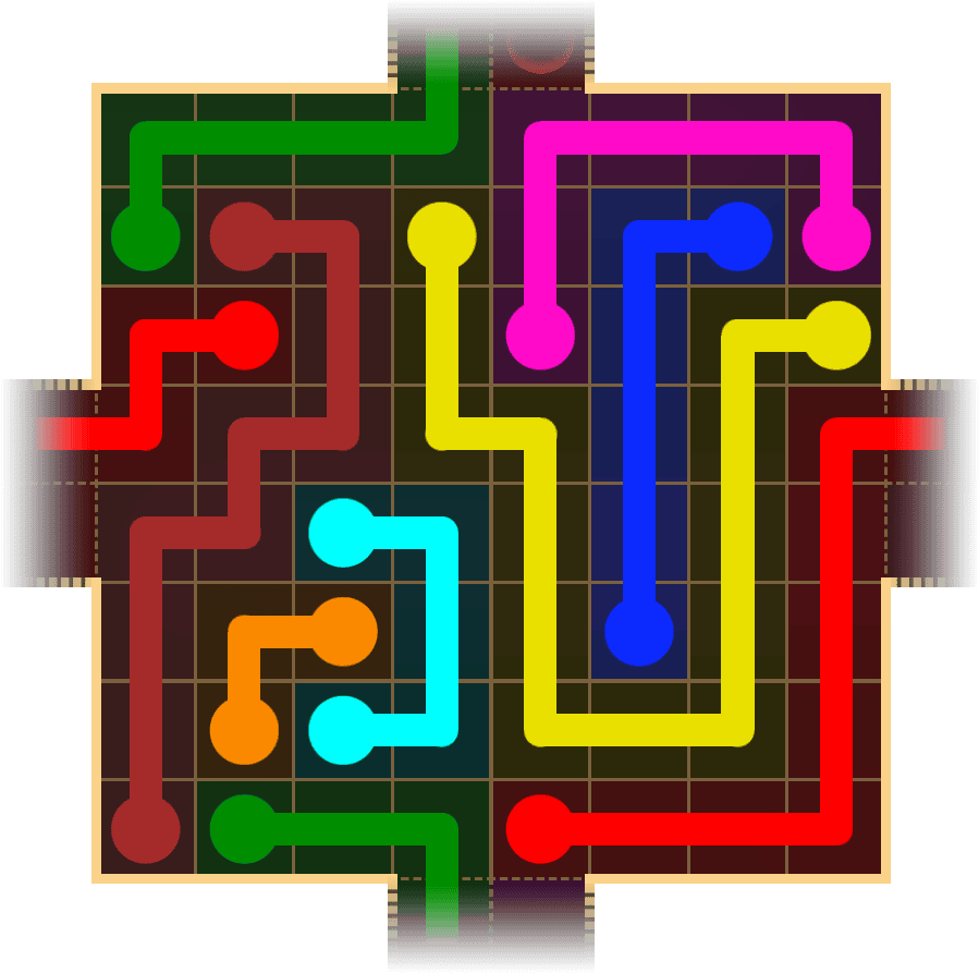 Flow Free Warps 1686 Solution